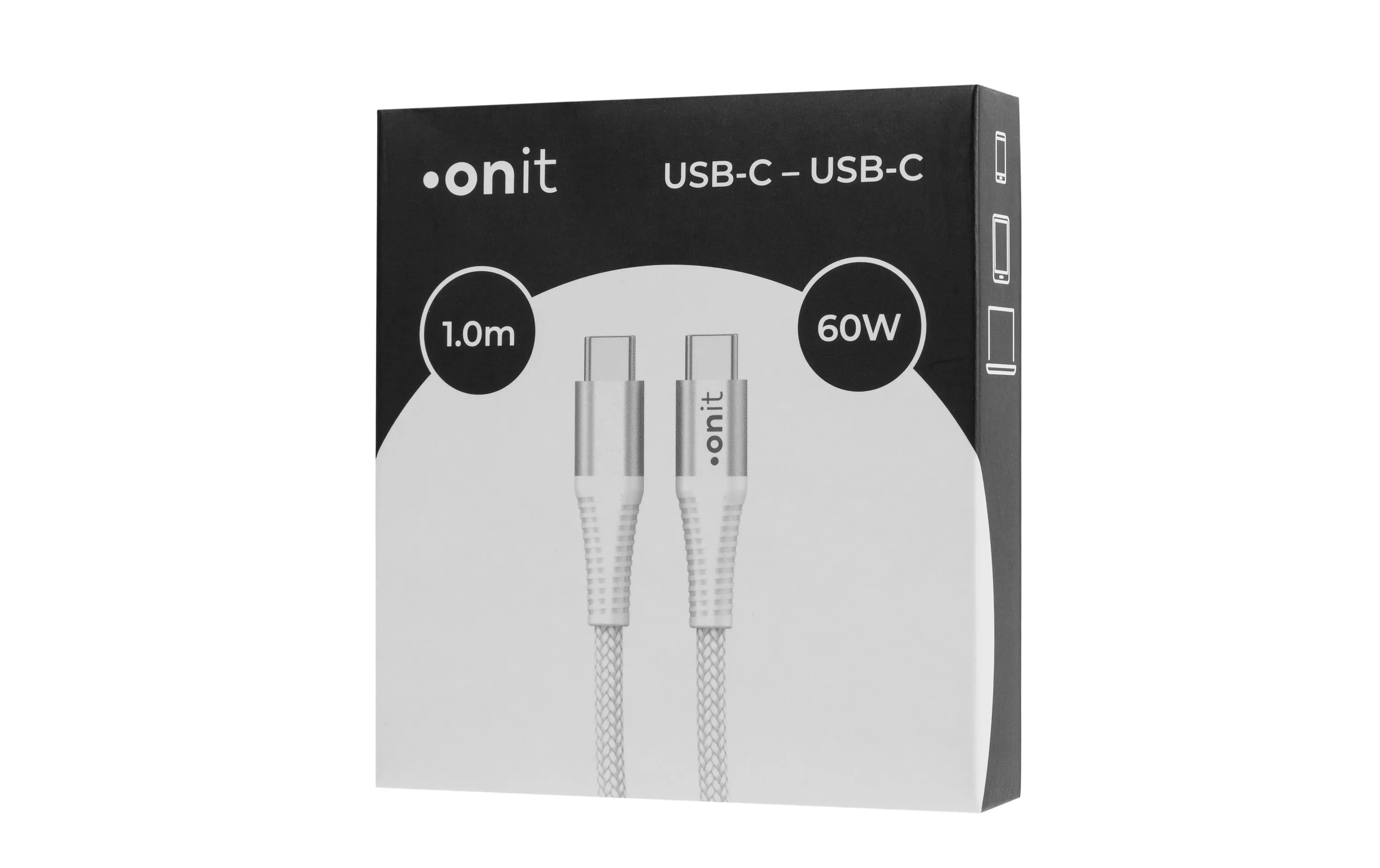 USB 3.0-Kabel USB C - USB C 1 m, Weiss