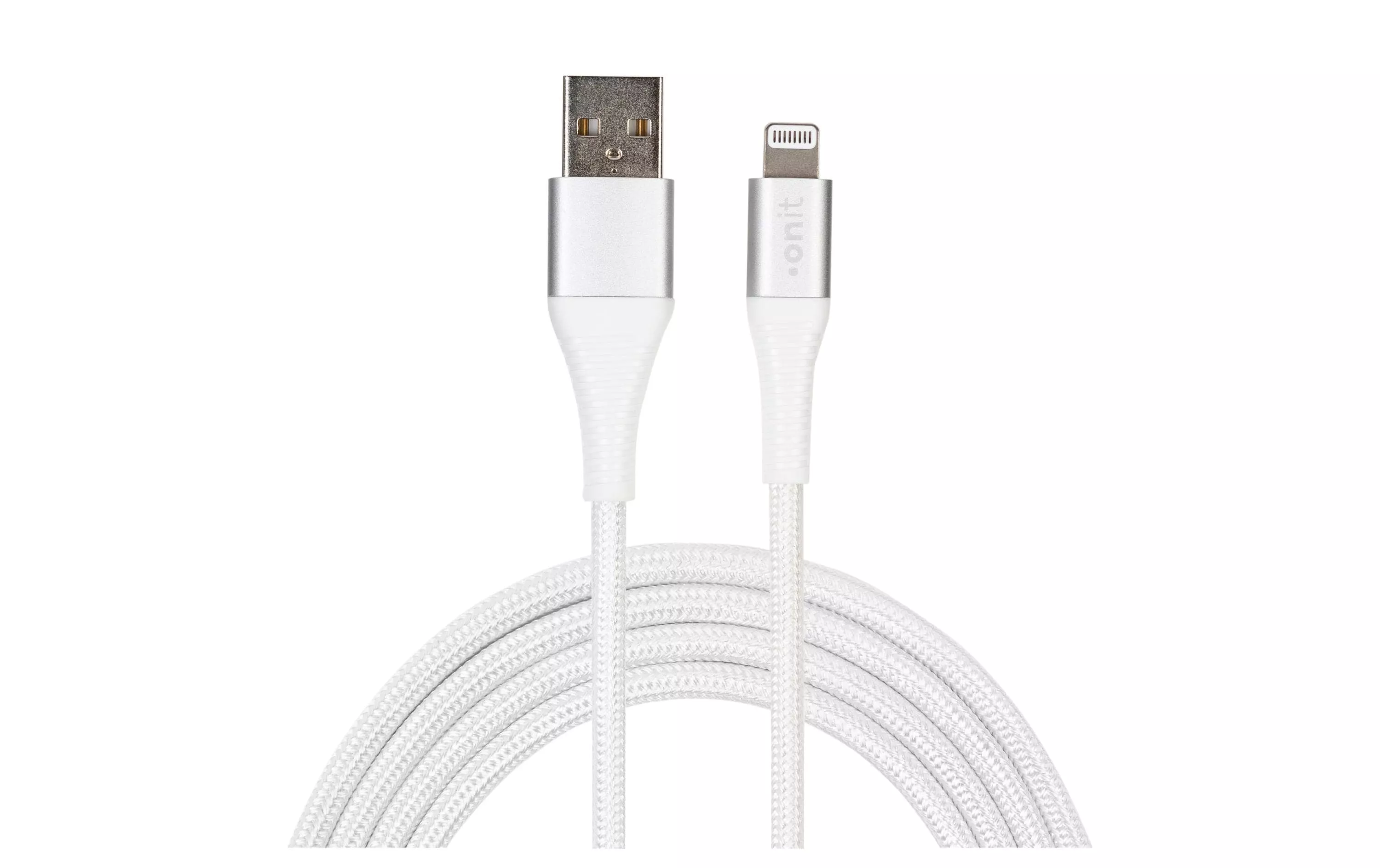 Câble USB 2.0 MFi USB A - Lightning 1 m, Blanc