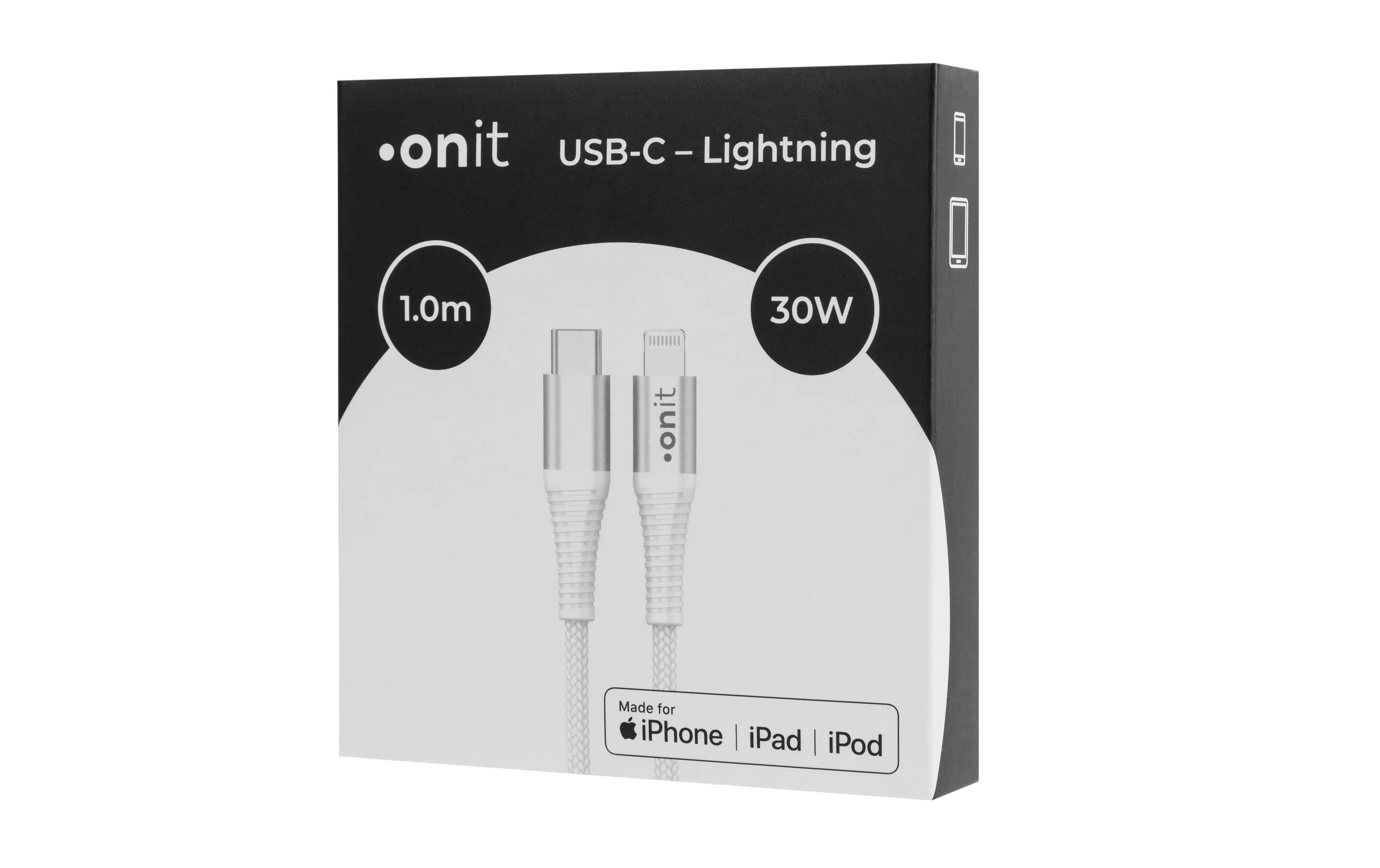 Cavo USB 2.0 MFi USB C - Lightning 1 m, bianco