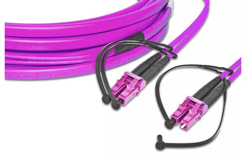 Câble patch à fibre optique LC-LC, Multimode, OM4, 50m