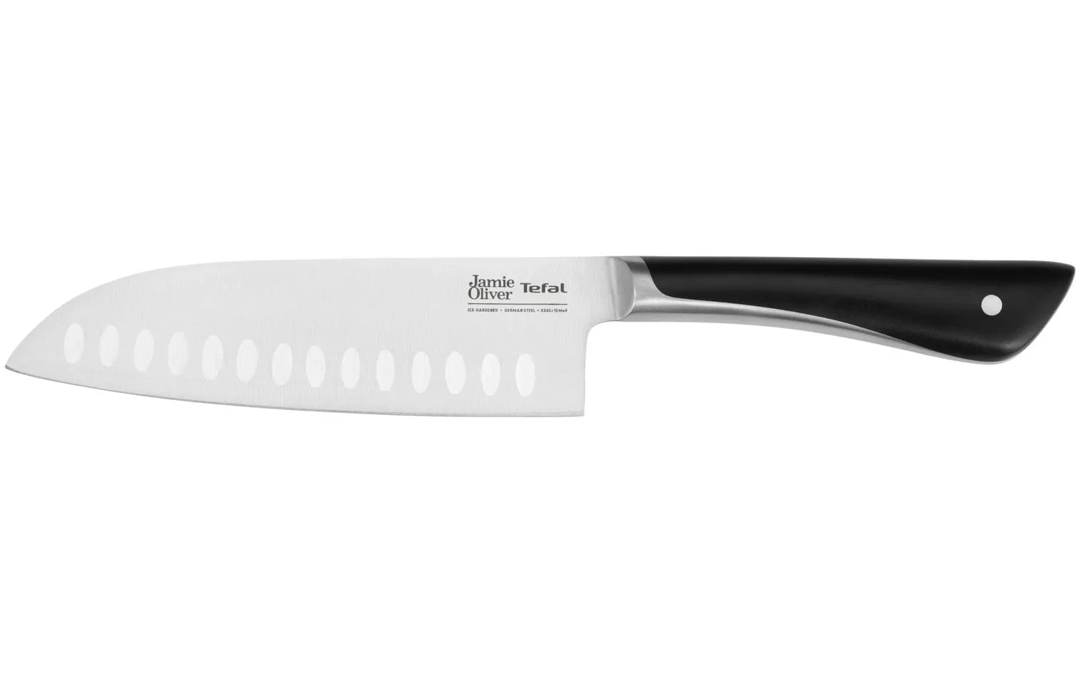 Couteau santoku Jamie Oliver 16.5 cm, Noir - Couteau de cuisine
