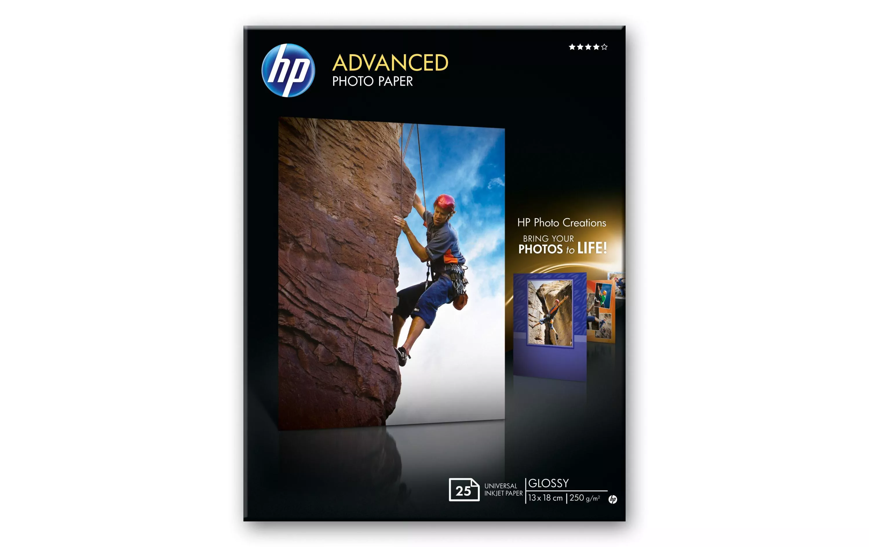 Carta fotografica HP 13 x 18 cm 250 g/m² 25 pezzi - Accessori vari