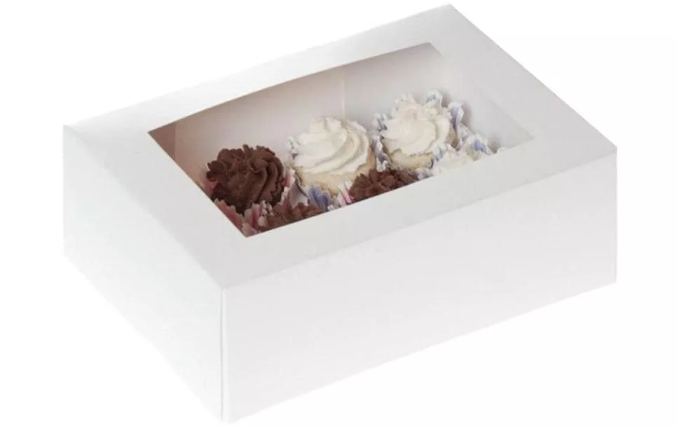 Cupcake-Box für 12 Mini Cupcakes, 2 Stück