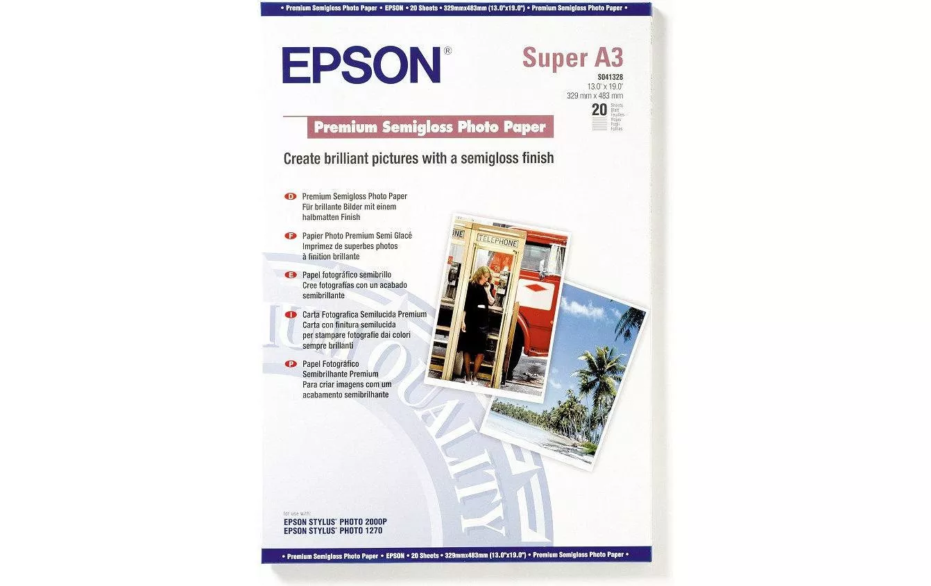 Carta fotografica Epson A3 251 g/m² 20 pezzi