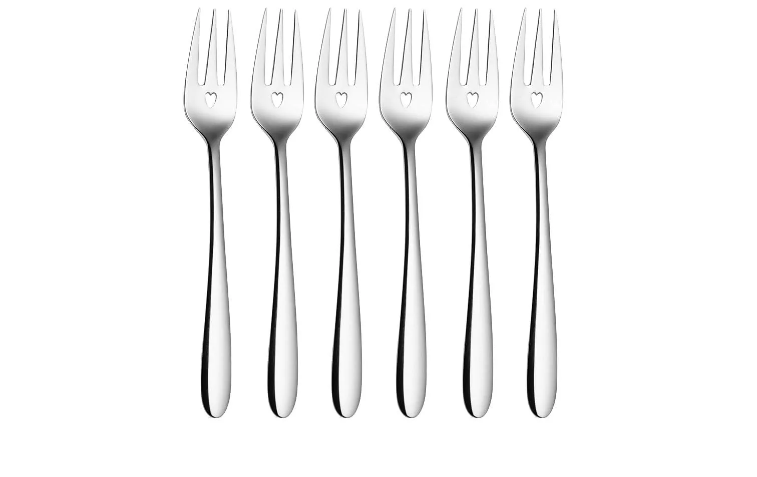 Set di forche Sola S-Line 6 pezzi, cromo