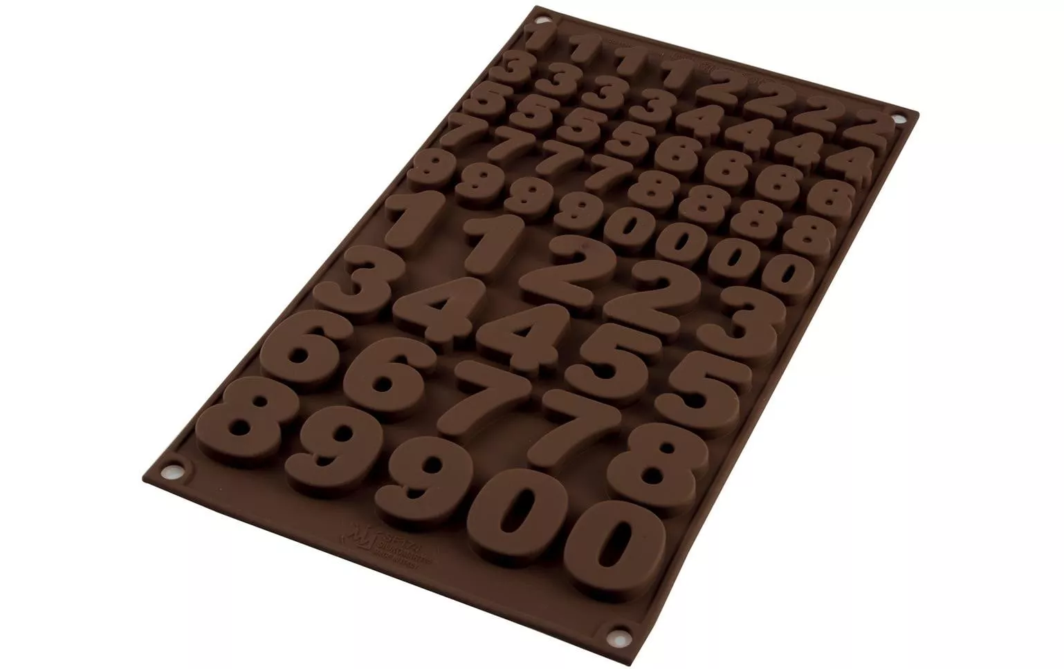 Numeri a forma di cioccolato Silikomart