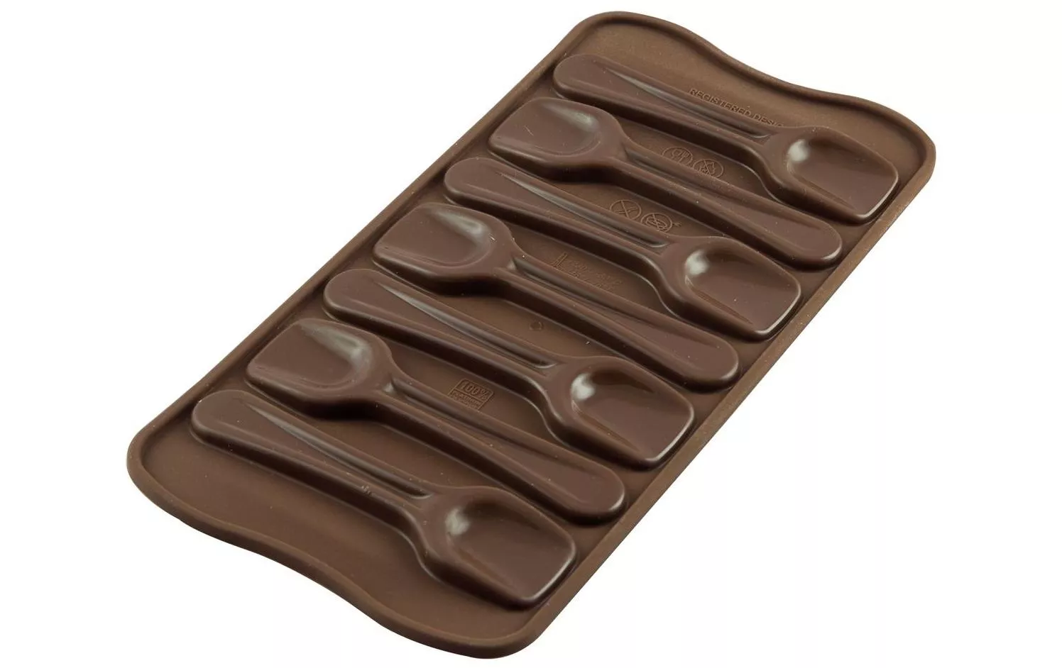 Cucchiaio a forma di cioccolato Silikomart