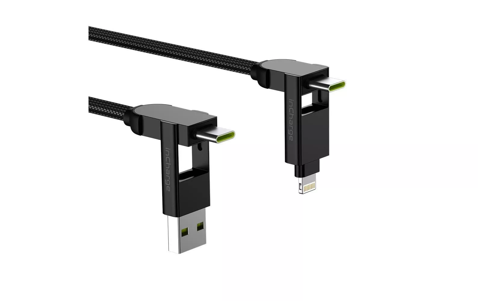 inCharge X Max, 6in1, USB-A/-C, Micro-USB, Lightning 1.5 m