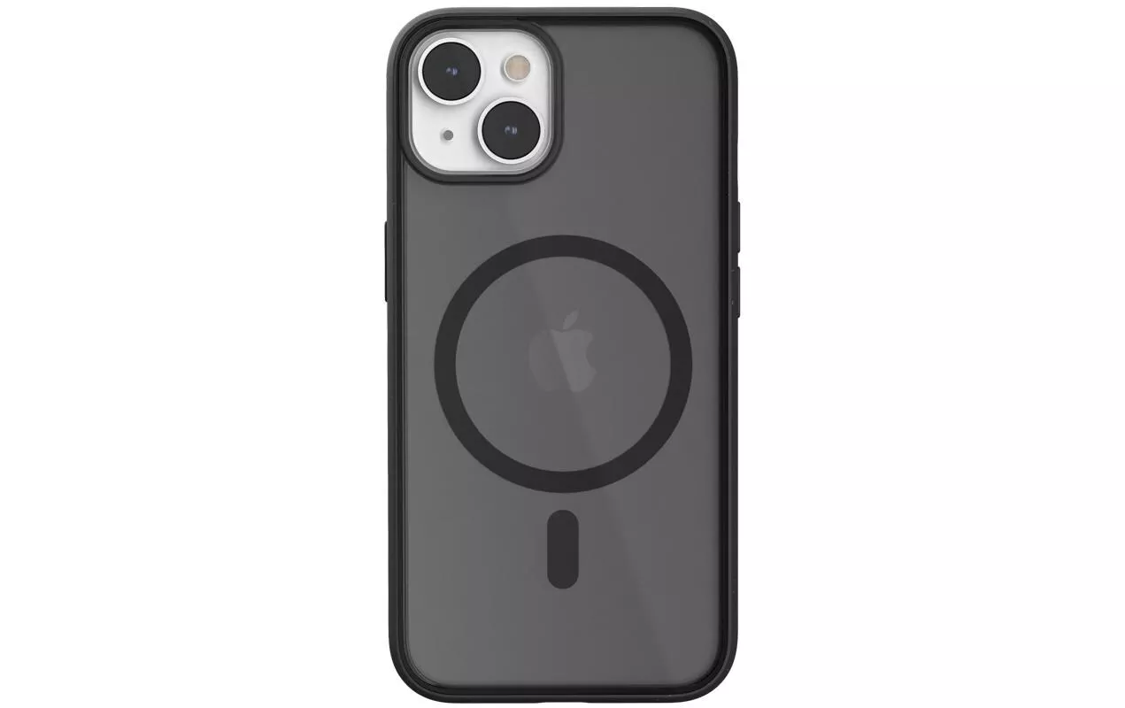 Coperchio posteriore trasparente Custodia MagSafe iPhone 14 Plus Nero opaco