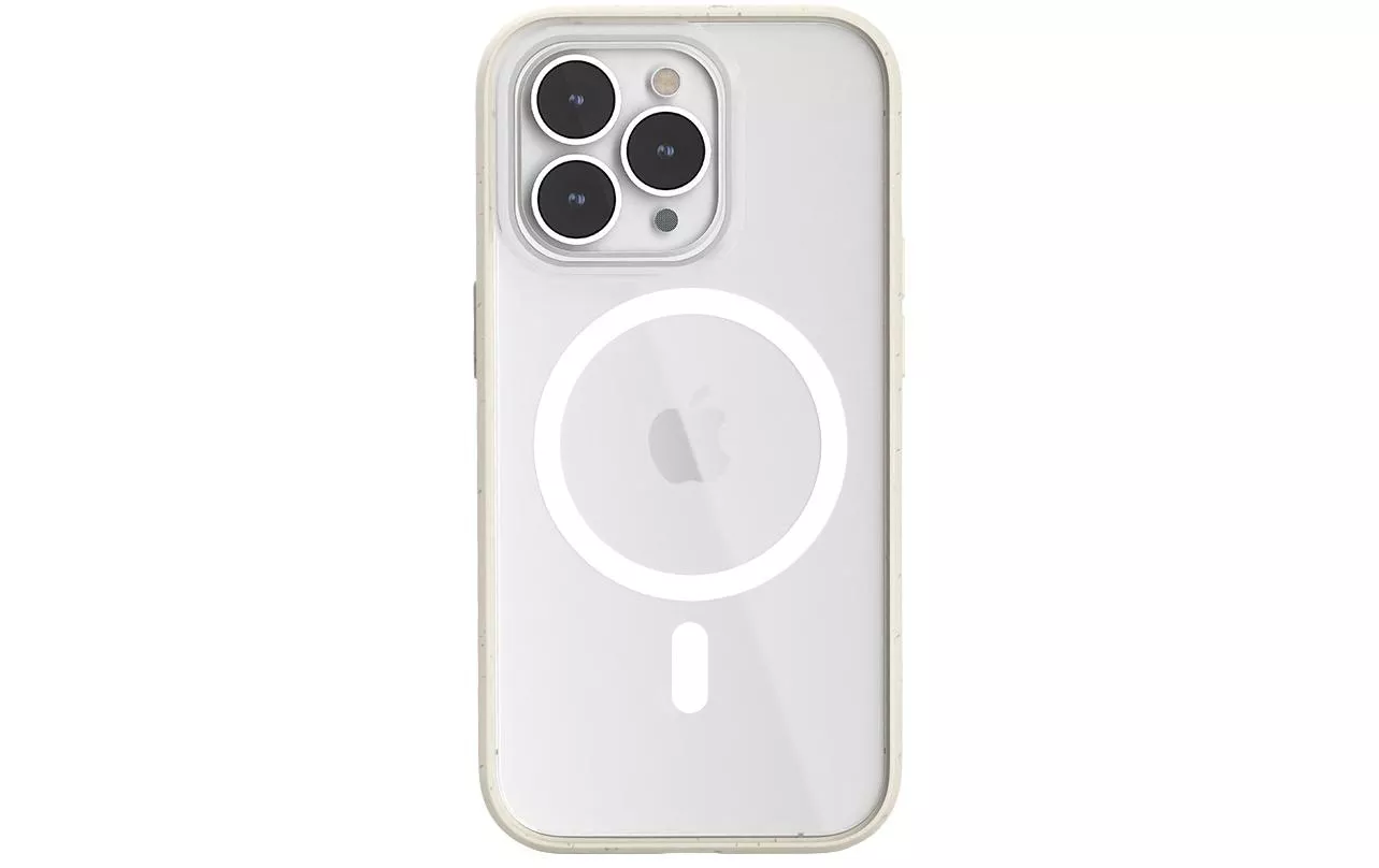 Coperchio posteriore trasparente Custodia MagSafe iPhone 14 Pro Max Bianco