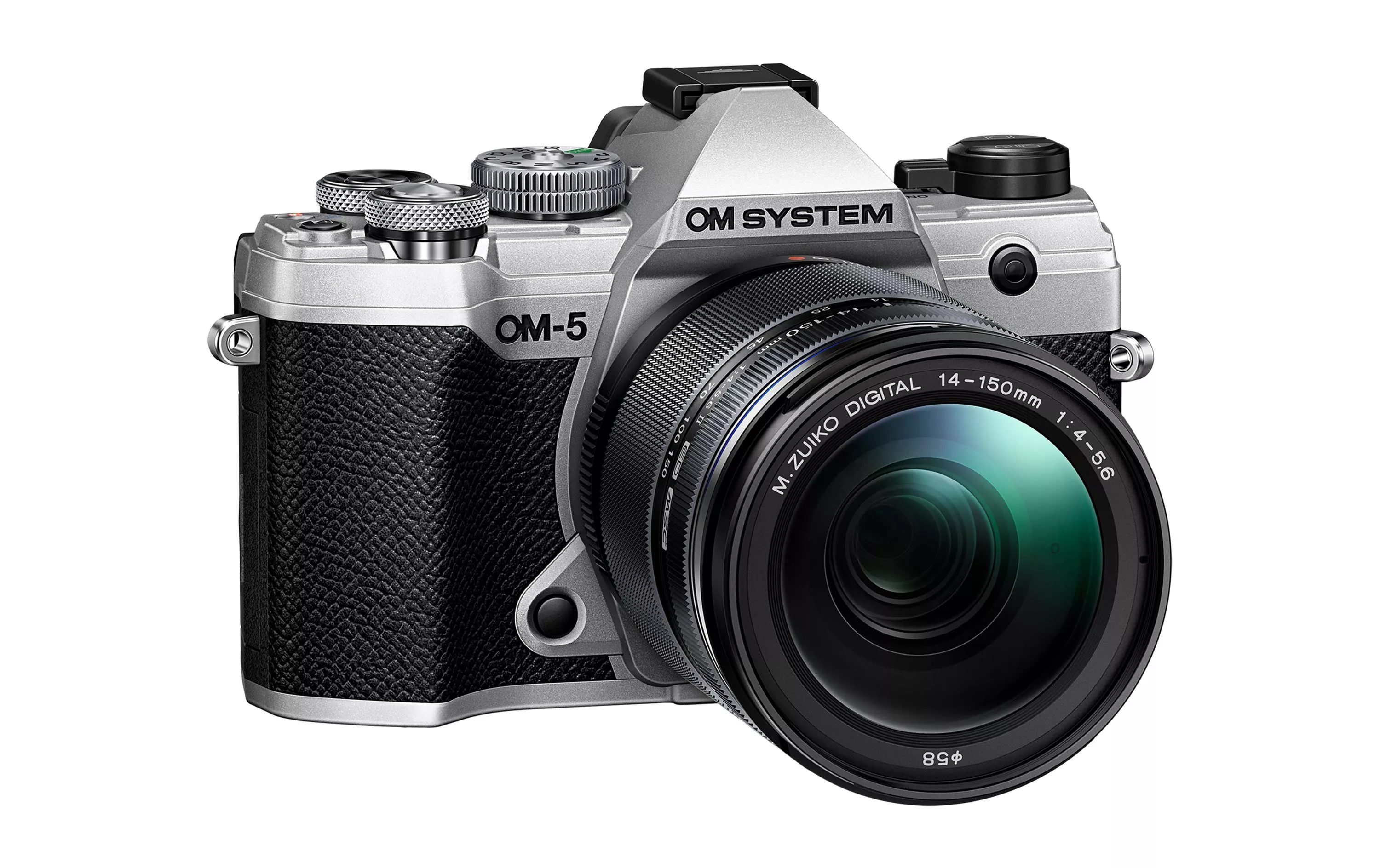 Fotocamera OM System OM-5 M.Zuiko ED 14-150 mm F/4-5,6 II Argento