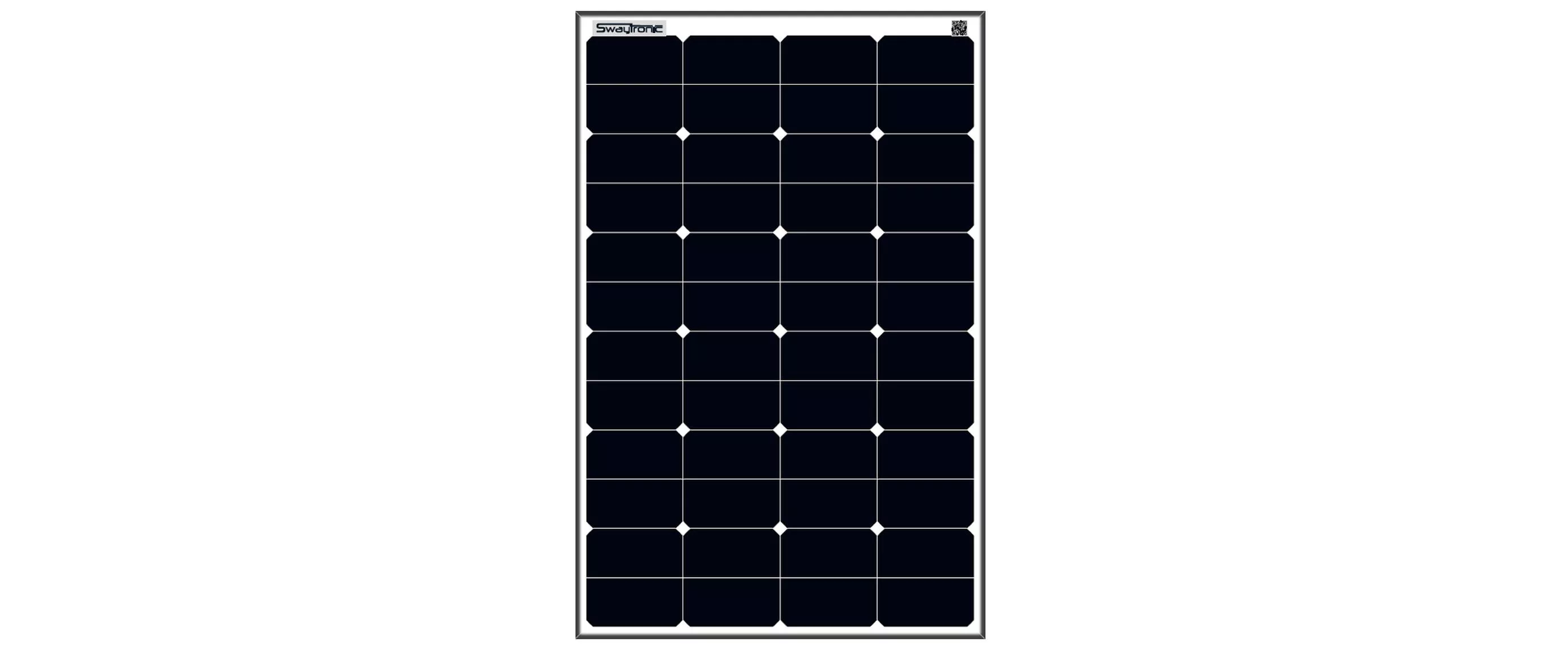 Pannello solare monocristallino Sunpower, rigido, 90 W