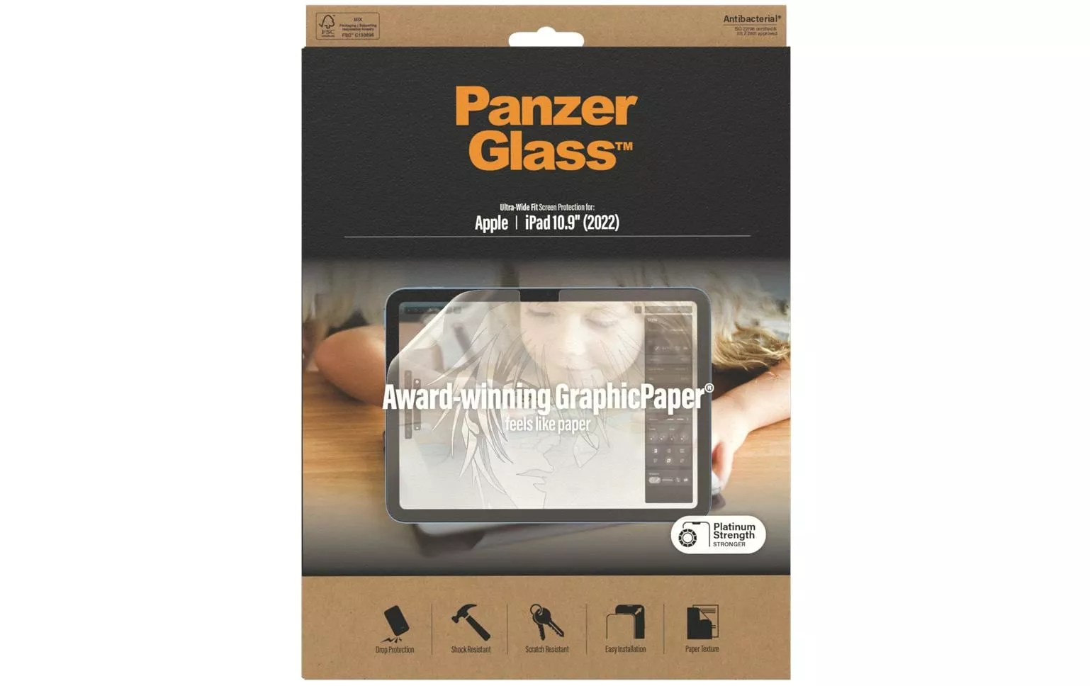 Protezione per tablet Armour Glass GraphicPaper iPad 10a Gen. 10.9\" 2022