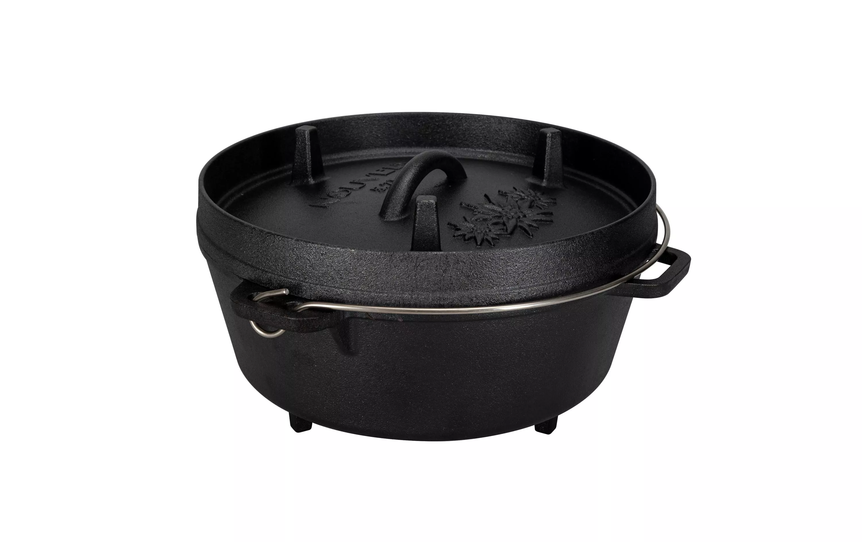 Grill Pot Dutch-Oven, 5,7 l, nero