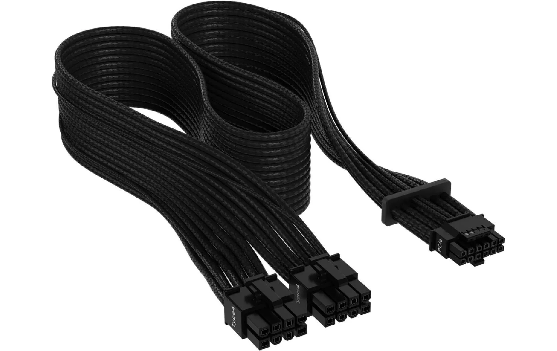 Câble Premium 12+4 broches 12VHPWR 600 W noir