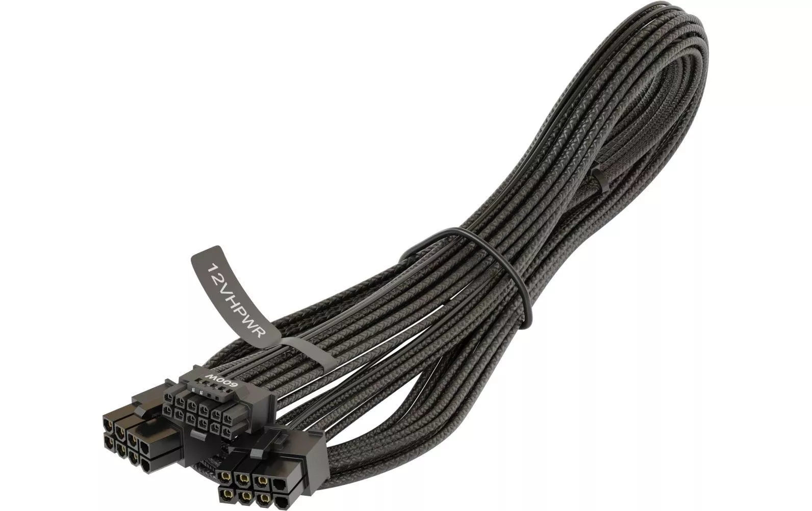 12VHPWR Câble adaptateur 75 cm, noir