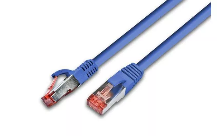Câble patch RJ-45 - RJ-45, Cat 6, S/FTP, 2 m, Bleu
