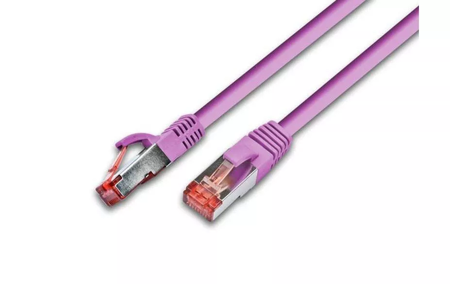 Câble patch  Cat 6, S/FTP, 0.25 m, Rose