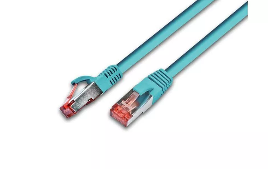 Câble patch RJ-45 - RJ-45, Cat 6, S/FTP, 7 m, Turquoise
