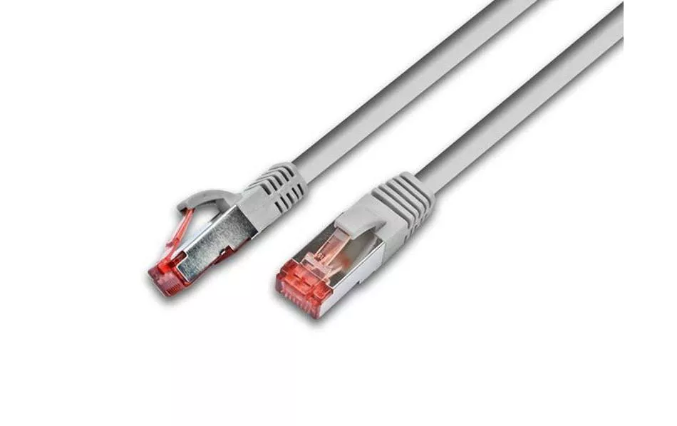 Câble patch  Cat 6, S/FTP, 0.75 m, Gris