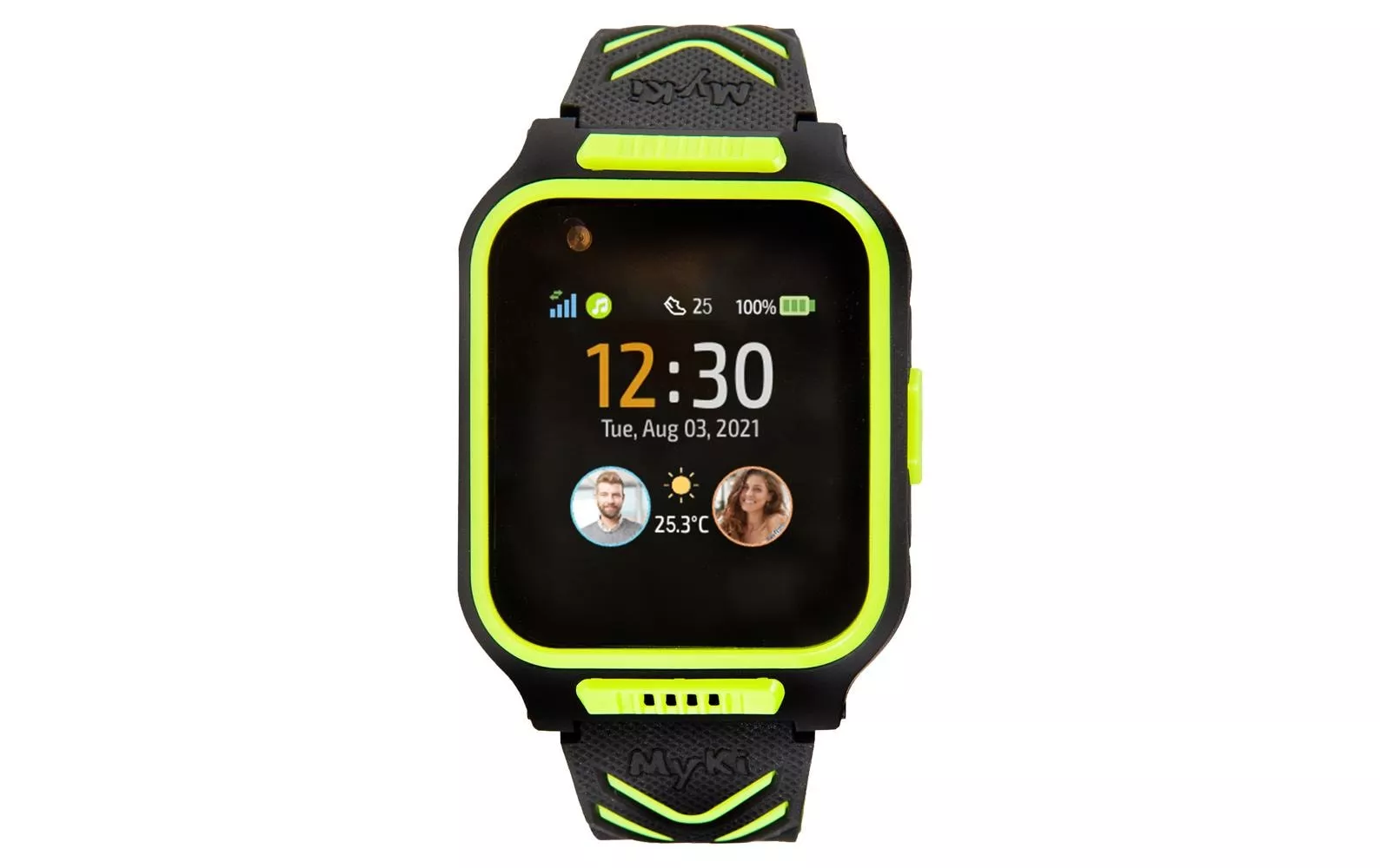 Smartwatch GPS Kinder Uhr MyKi 4 Schwarz/Grün mit SIM-Karte