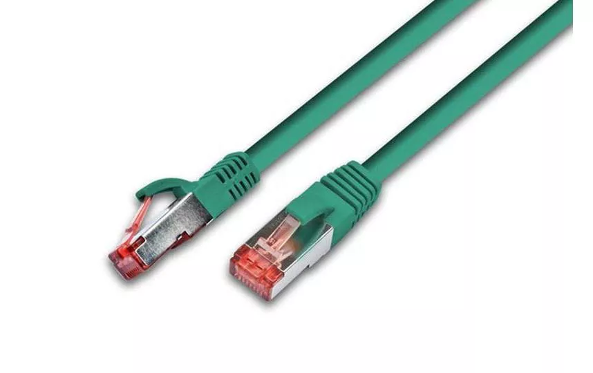 Câble patch  Cat 6, S/FTP, 0.75 m, Vert