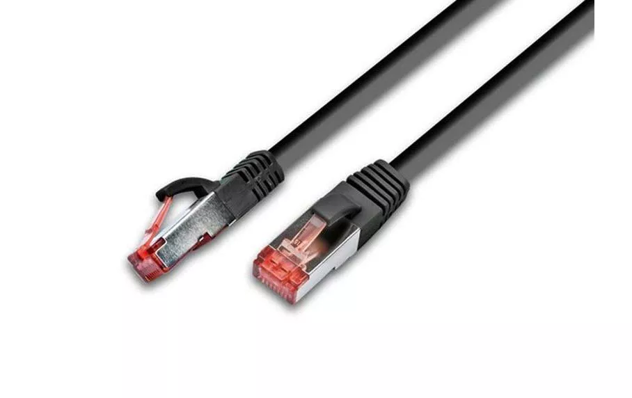 Câble patch  Cat 6, S/FTP, 0.5 m, Noir