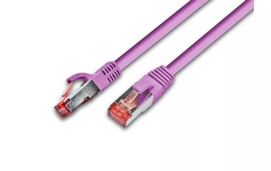 Câble patch RJ-45 - RJ-45, Cat 6, S/FTP, 5 m, Rose
