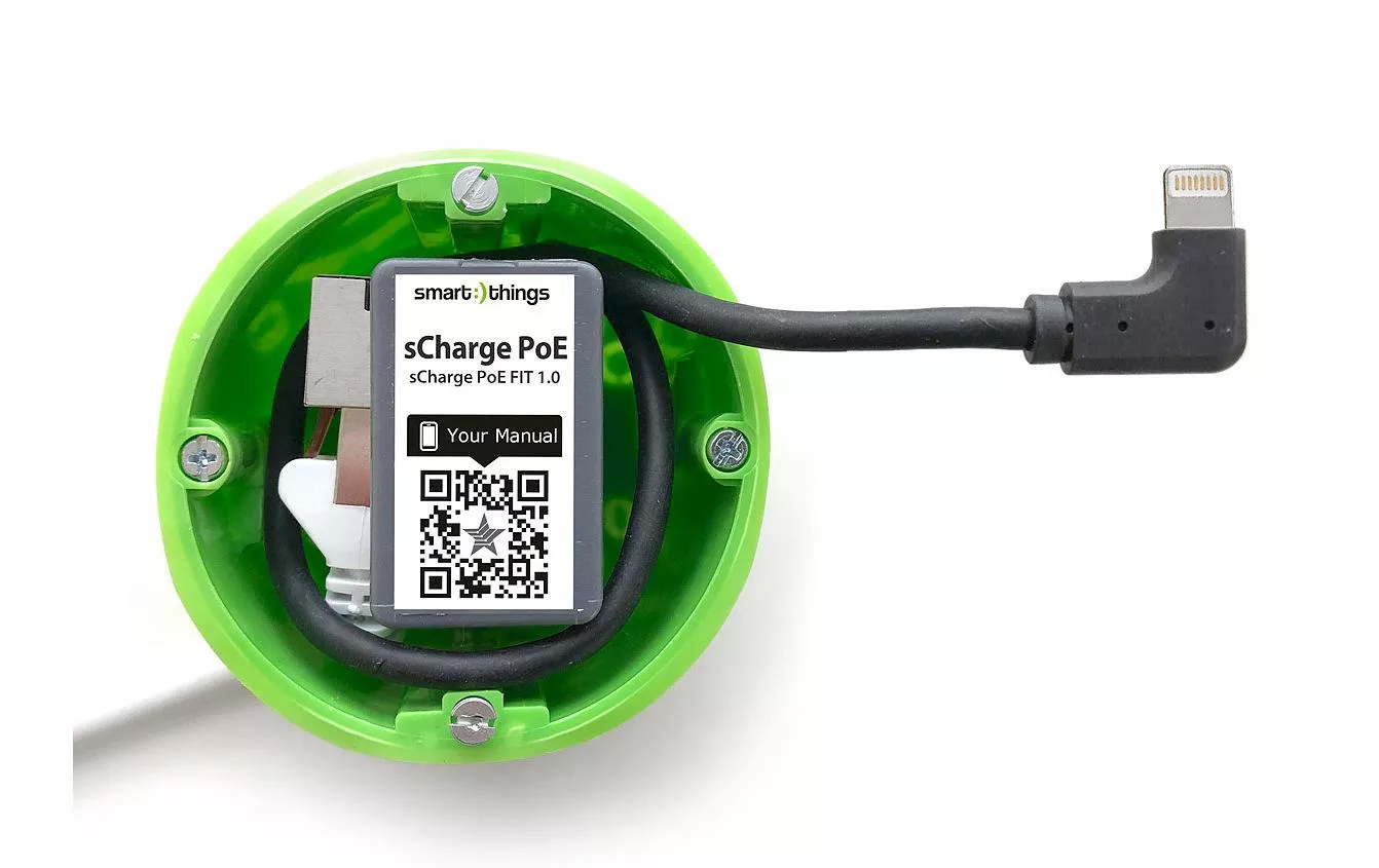 Adapter sCharge PoE P+D Lightning