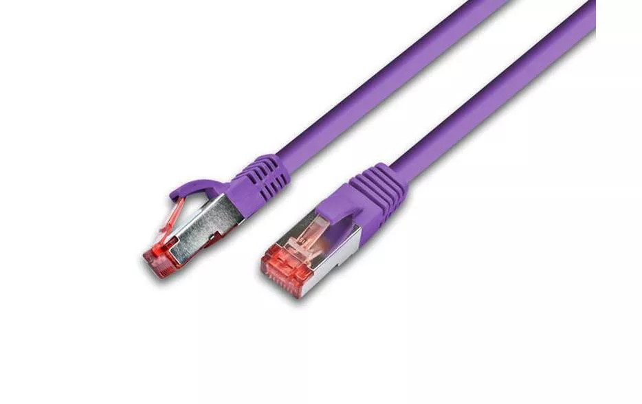 Câble patch RJ-45 - RJ-45, Cat 6, S/FTP, 25 m, Violet