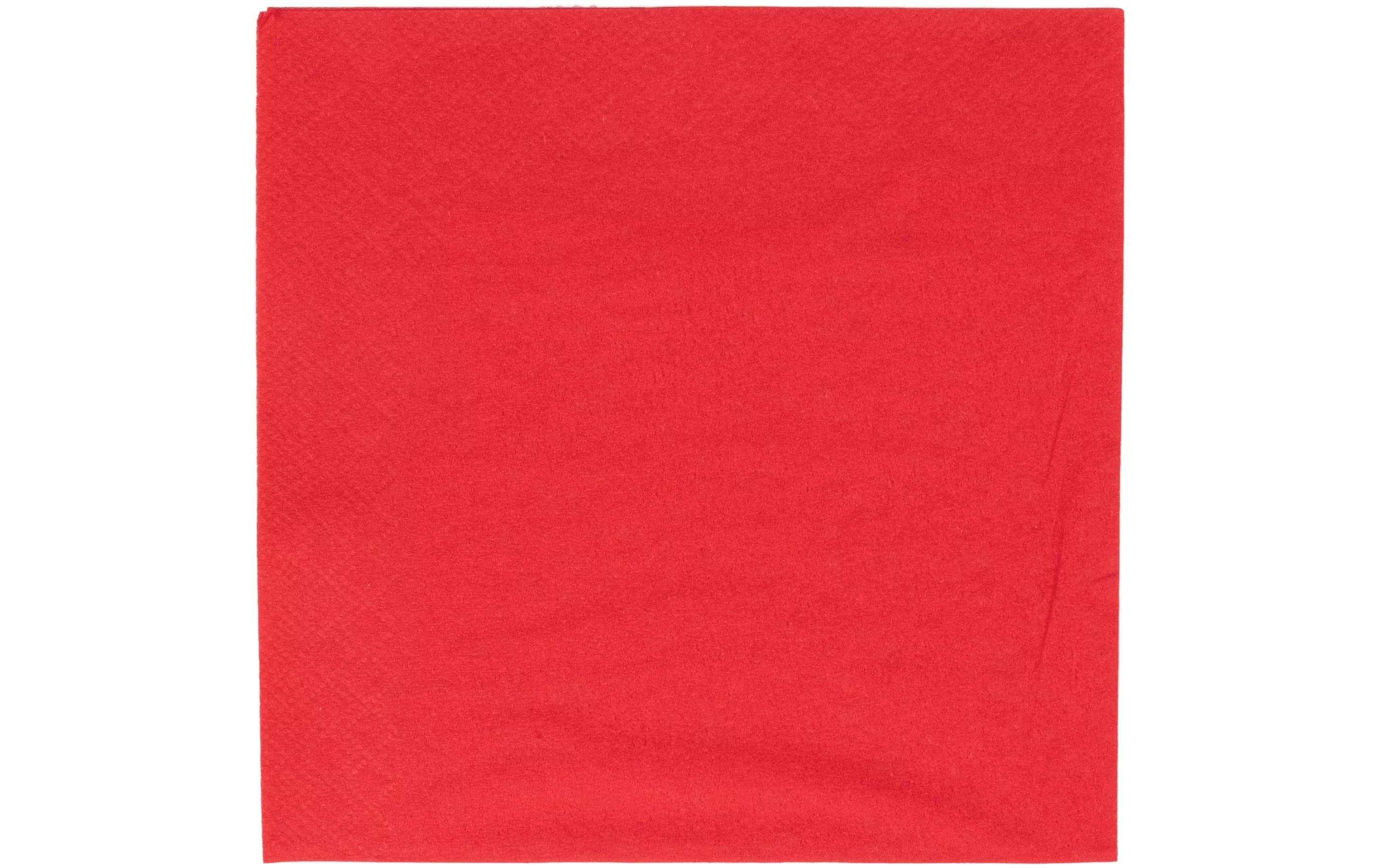 Serviettes en papier 33 cm x 33 cm, 100 Pièce/s, Rouge