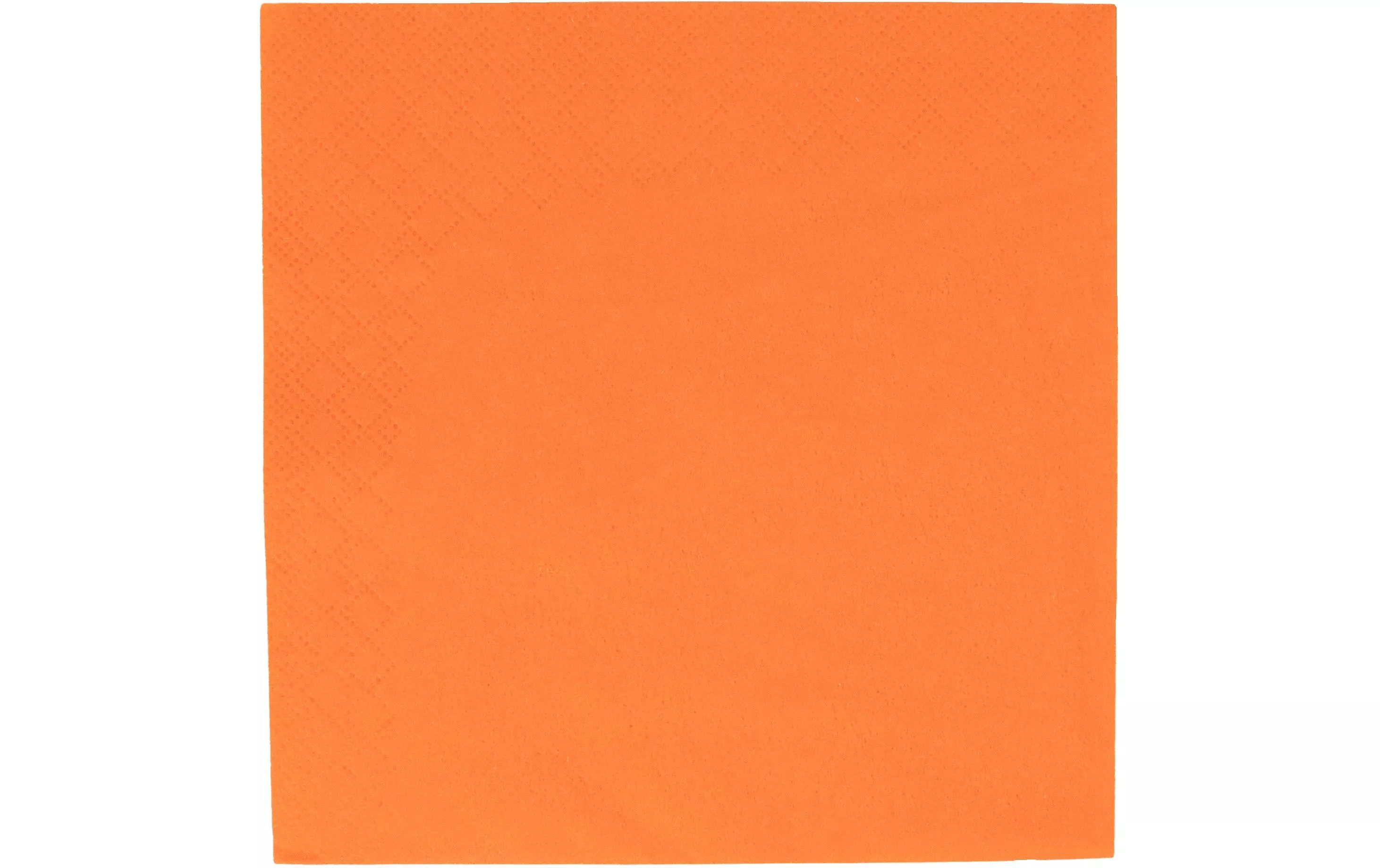 Serviettes en papier 33 cm x 33 cm, 100 Pièce/s, Orange