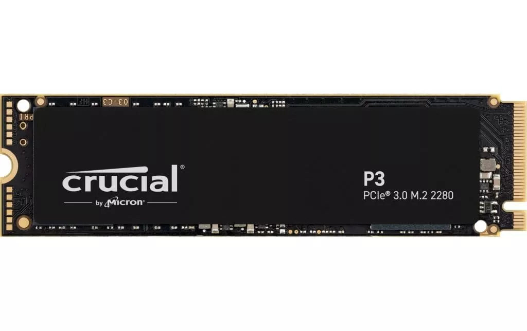 SSD Crucial P3 M.2 2280 NVMe 500 GB