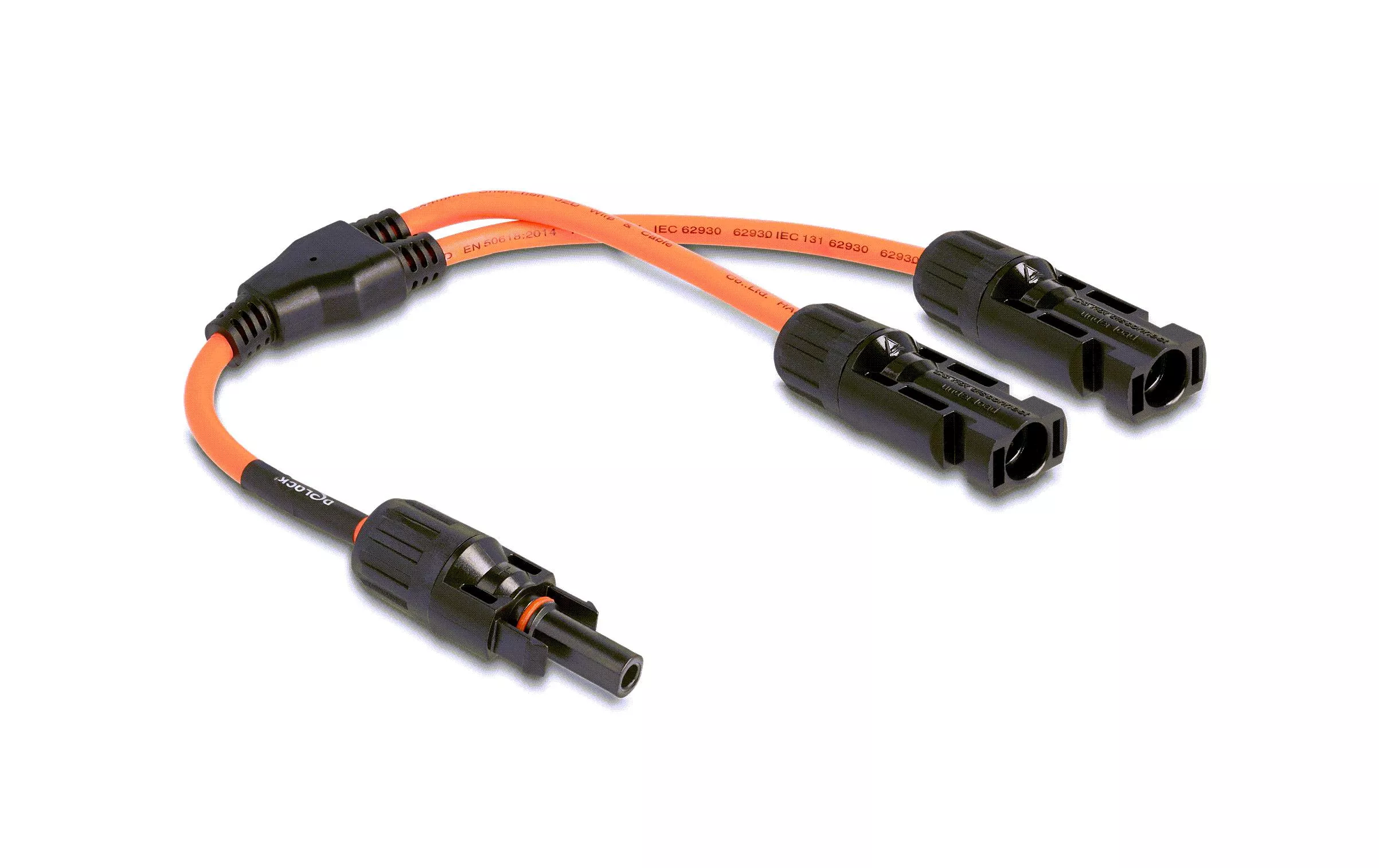 Splitter Kabel DL4 1x Buchse zu 2x Stecker 4 mm², 30 cm