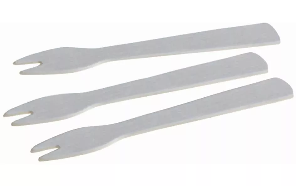 Fourchettes jetables 1000 Pièce/s Blanc