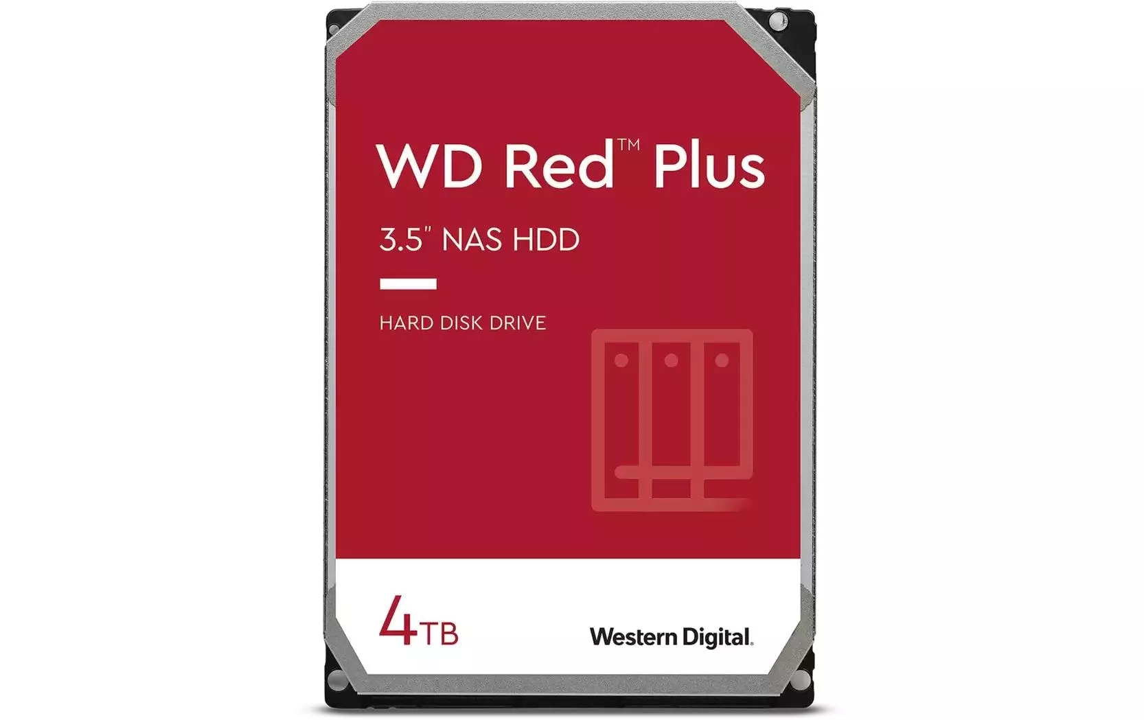 Western Digital Harddisk WD Red Plus 3.5\" SATA 4 TB