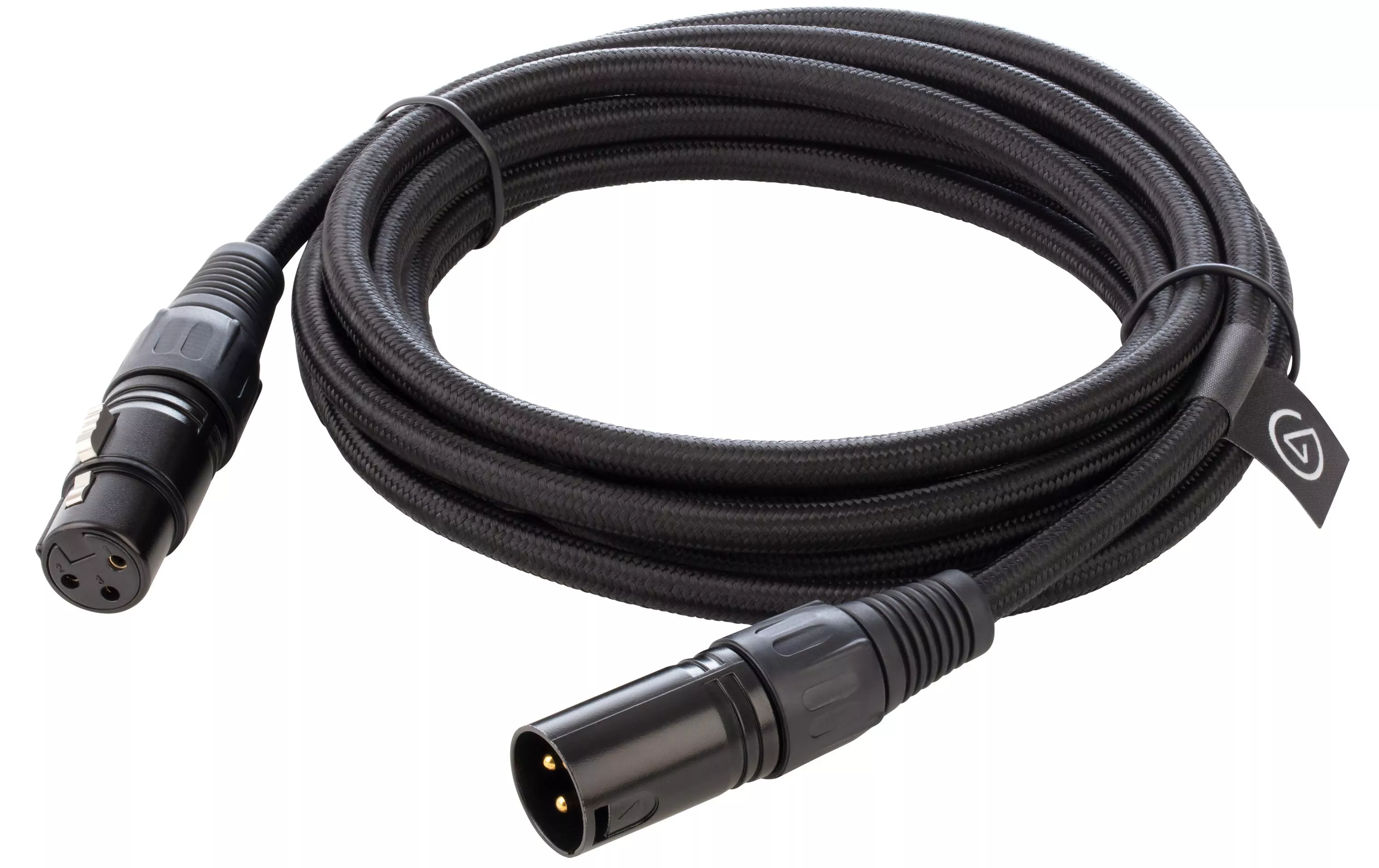 Câble XLR XLRm-XLRf 3 m, Noir