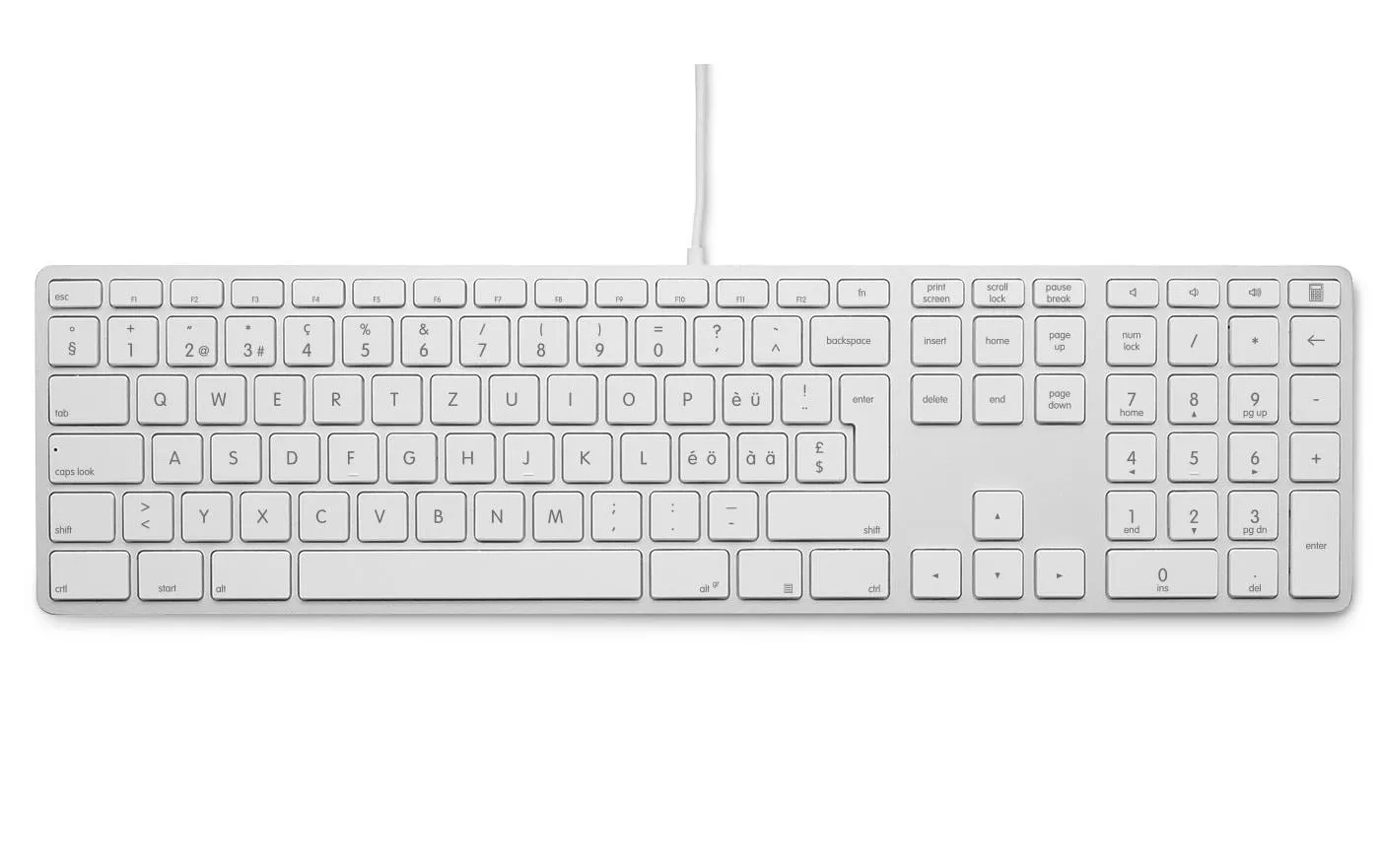 Tastatur KB-3421 USB Silber