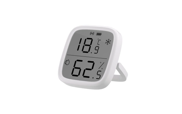 Sensore intelligente di temperatura/umidità per la casa LCD ZigBee 3.0