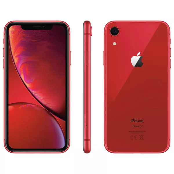 iPhone XR - 64 GB, Red, 6.1\", 12 MP, 4G