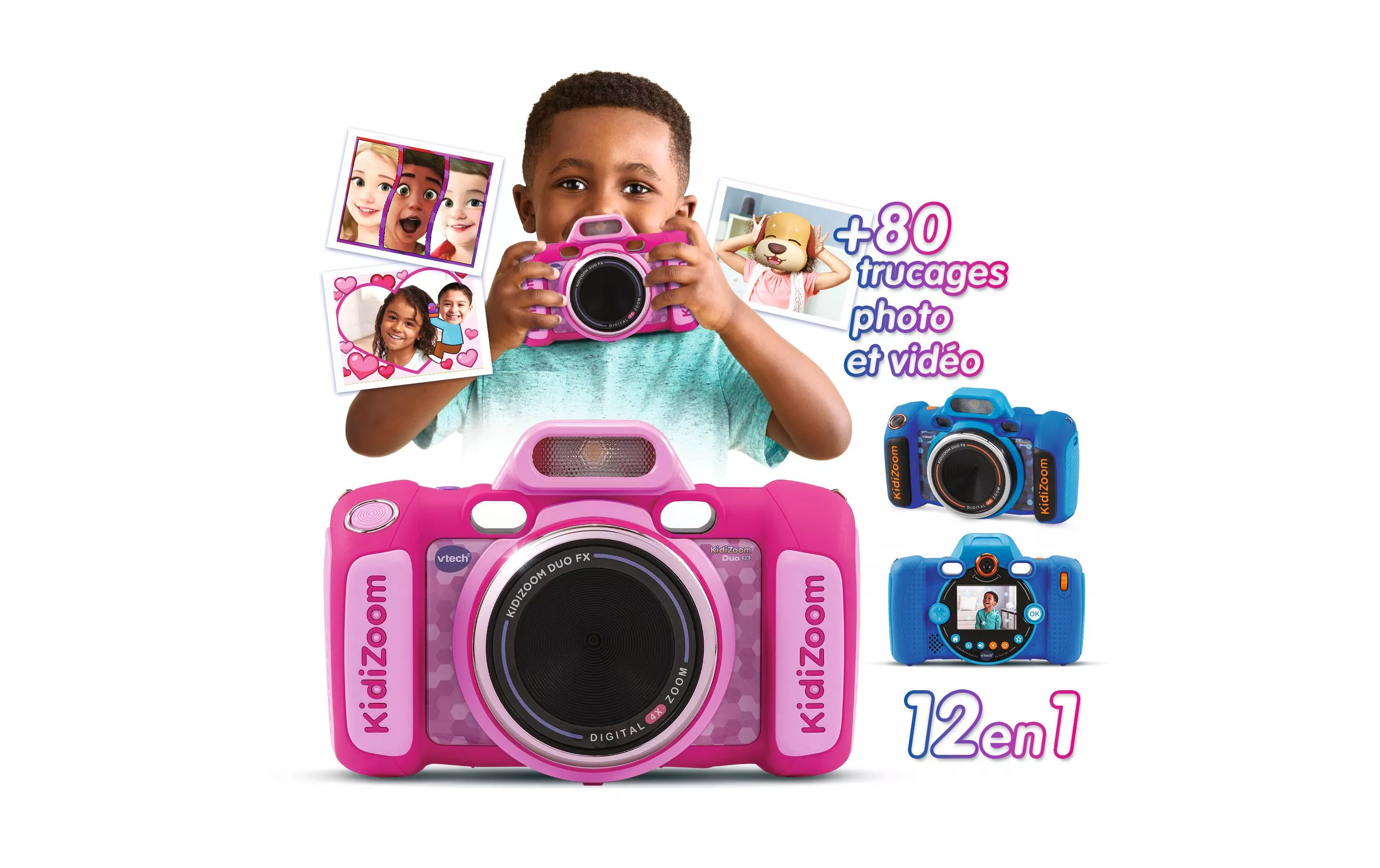 Kinderkamera Kidizoom Duo FX -FR- Rosa - Kompaktkameras