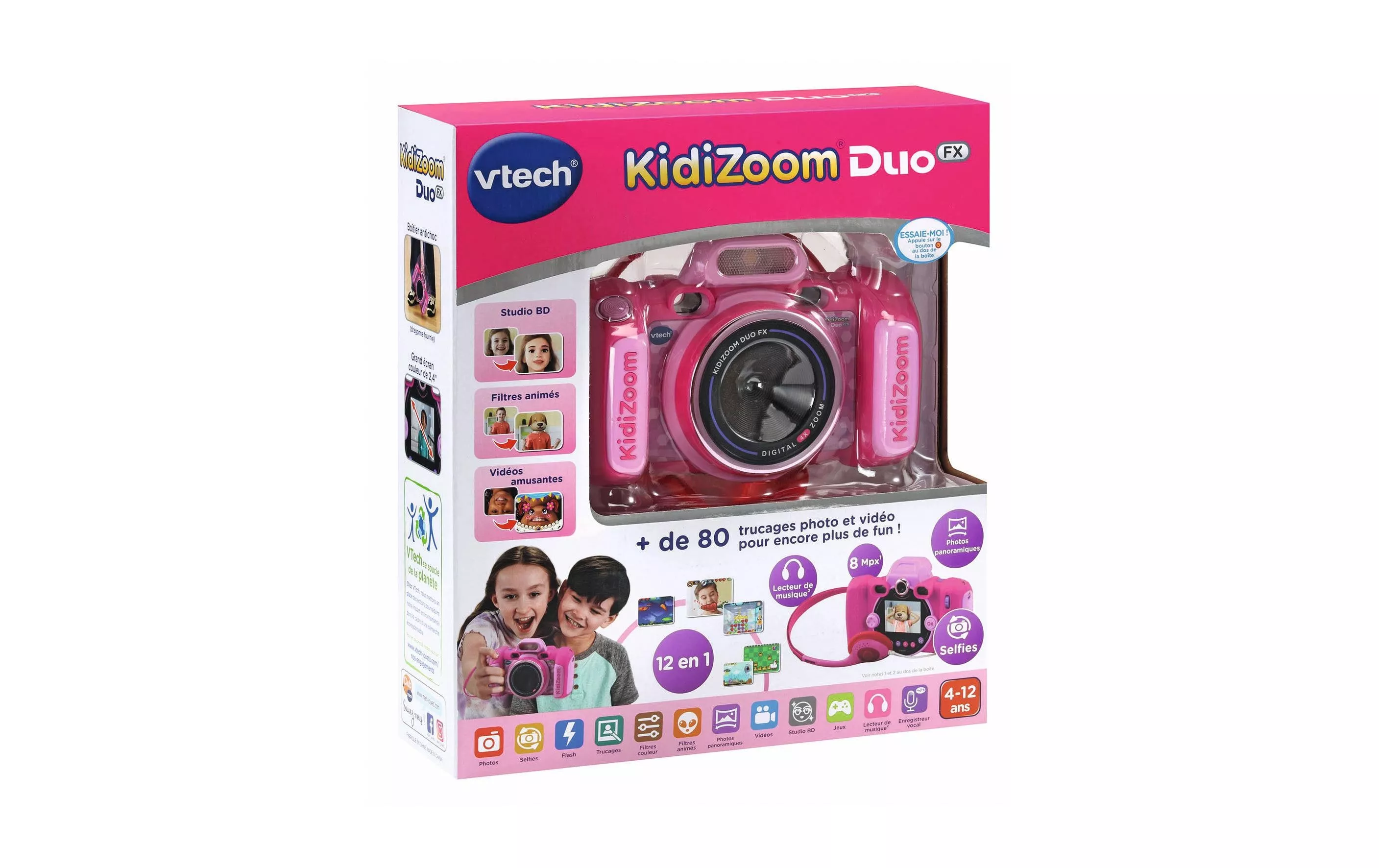 Caméra pour enfants Kidizoom Duo FX -FR- Rose - Appareils photo