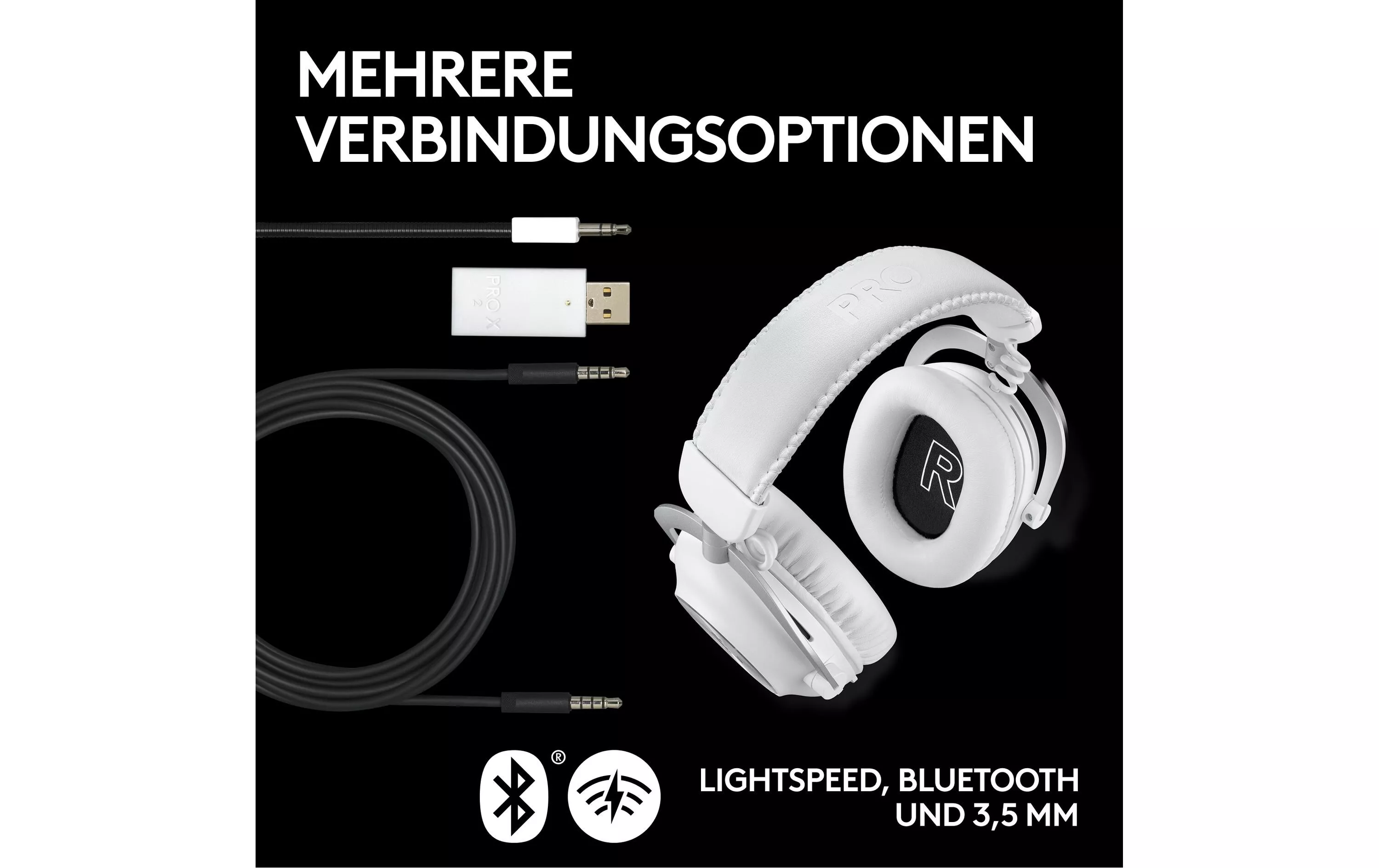 Écouteurs G Pro X 2 Wireless Lightspeed Gaming Blanc - Micro-casques de  gaming