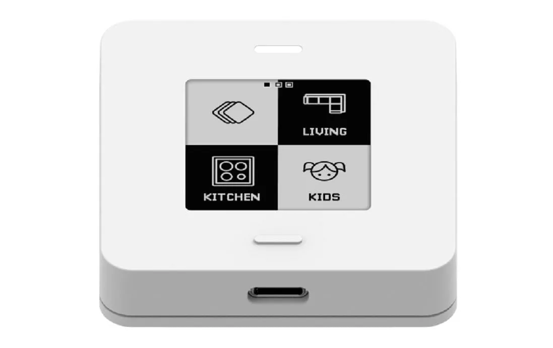 Smart Home WiFi Button Max con display a carta elettronica