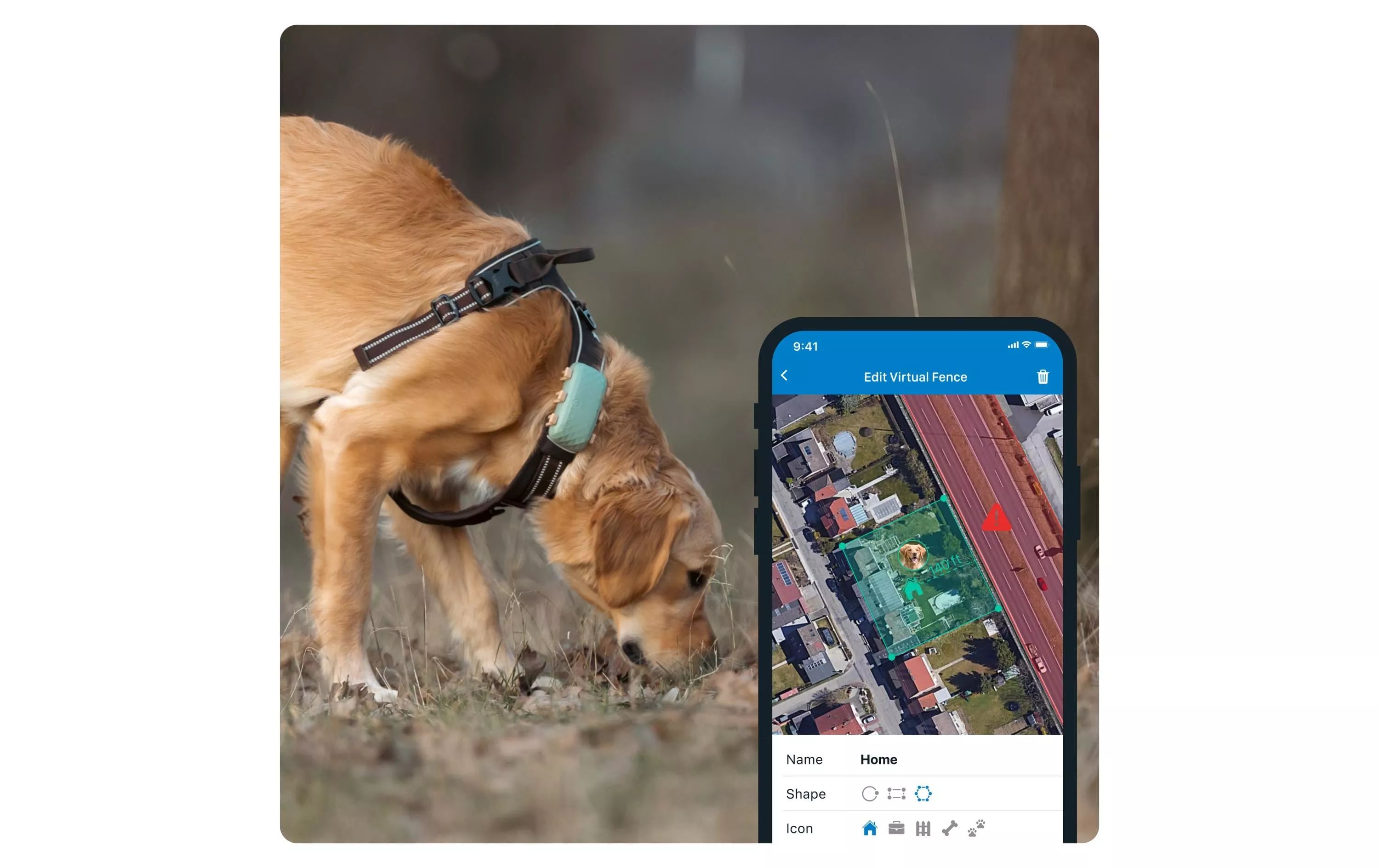 Tractive DOG XL - Tracker pour chien avec batterie plus grande - Vert