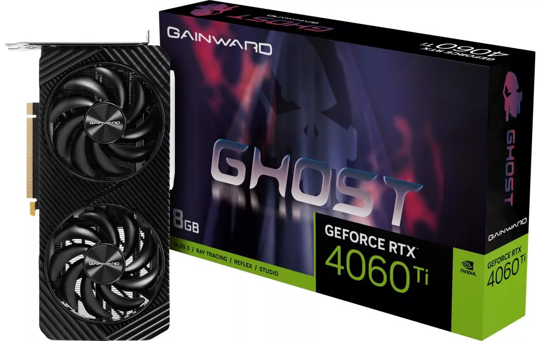 Scheda grafica Gainward GeForce RTX 4060 Ti Ghost da 8 GB