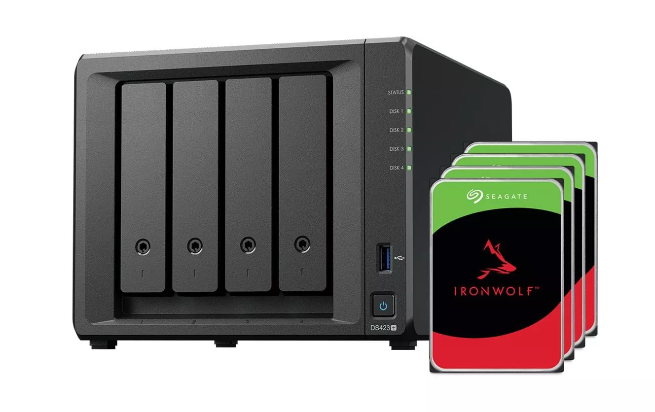NAS DiskStation DS423+ 4-bay Seagate Ironwolf 16 TB