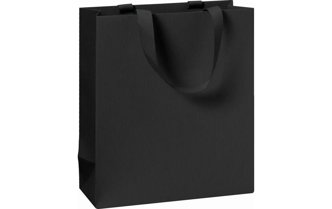 Borsa regalo monocolore 18 x 8 x 21 cm, nero