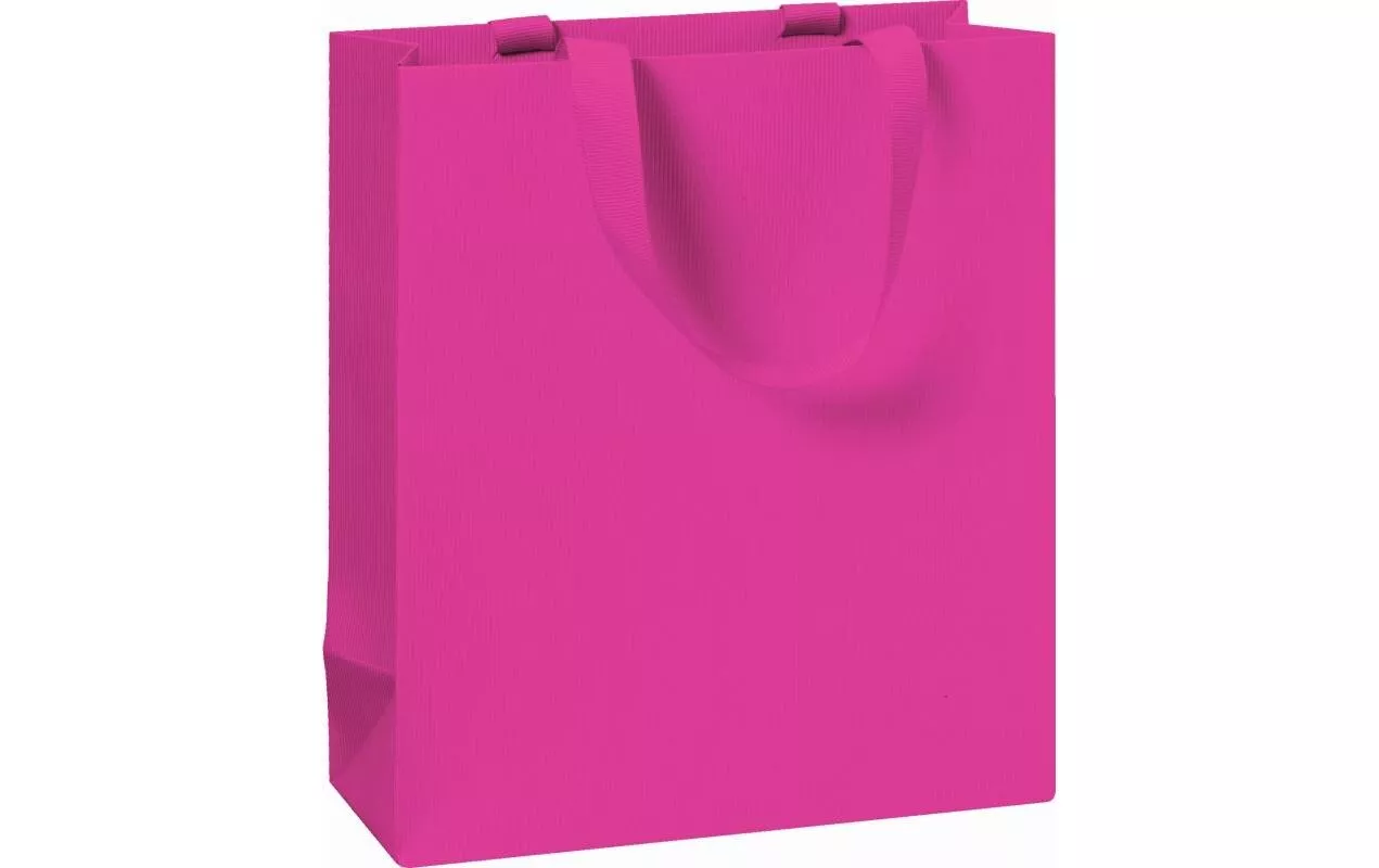 Borsa regalo monocolore 18 x 8 x 21 cm, rosa
