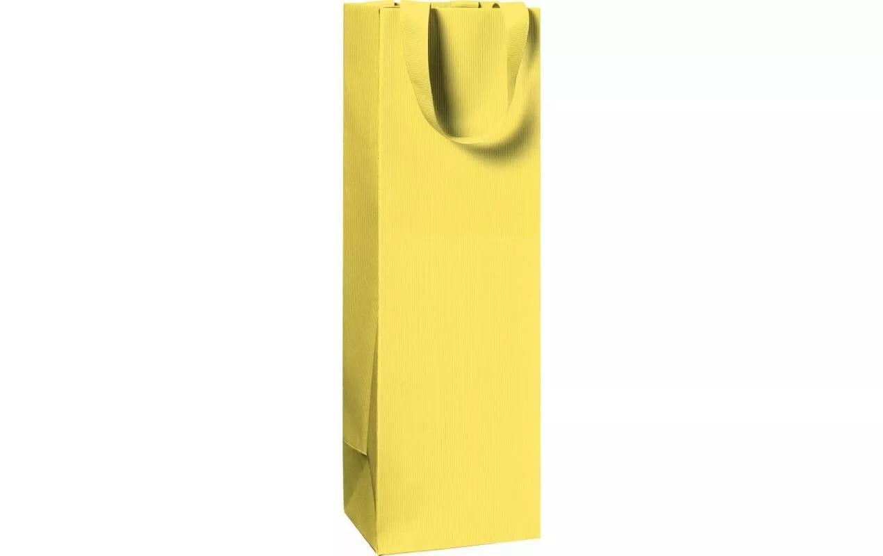 Borsa per bottiglie Stewo One Colour 11 x 10,5 x 36 cm, giallo